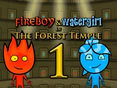 Гульня Fireboy & Watergirl In The Forest Temple онлайн