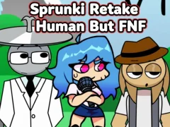 Гульня Sprunki Retake Human But FNF онлайн