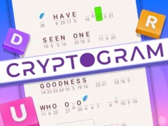 Гульня Cryptogram: Word Brain Puzzle онлайн