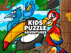 Гульня Kids Puzzle Adventures онлайн