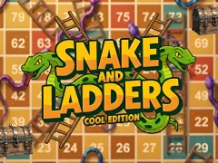 Гульня Snake and Ladders Cool Edition онлайн