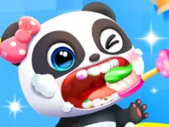Гульня Jigsaw Puzzle: Baby Panda Teeth Health онлайн