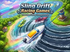 Гульня Sling Drift Racing Games онлайн