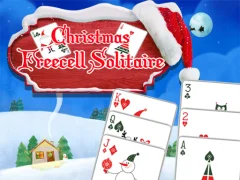 Гульня Freecell Christmas Solitaire онлайн