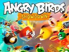 Гульня Angry Birds Showdown онлайн