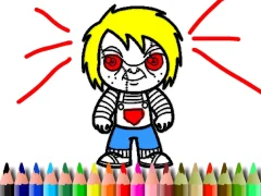 Гульня Scary Boy Coloring Book онлайн