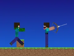 Гульня Noob vs Pro But Archers Minecraft онлайн