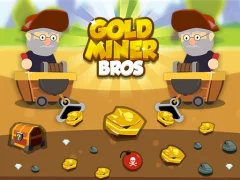 Гульня Gold Miner Bros онлайн