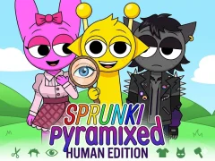 Гульня Sprunki Pyramixed: Human Edition онлайн