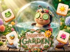 Гульня Mojicon Garden Connect онлайн