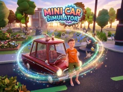 Гульня Mini Car Simulator онлайн