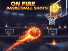 Гульня On Fire Basketball Shots онлайн