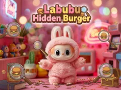 Гульня Labubu Hidden Burger онлайн