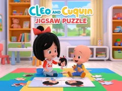 Гульня Cleo and Cuquin Jigsaw Puzzle онлайн