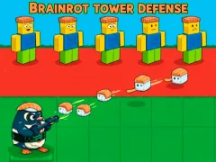 Гульня Brainrot Tower Defense онлайн
