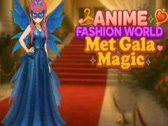Гульня Anime Fashion World Met Gala Magic онлайн