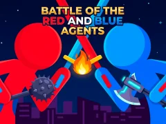 Гульня Battle of the red and blue agents онлайн