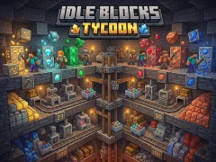 Гульня Idle Blocks Tycoon онлайн