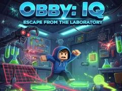 Гульня Obby: IQ Escape from the Laboratory онлайн
