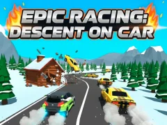 Гульня Epic Racing: Descent on Car онлайн