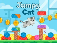 Гульня Jumpy Cat онлайн