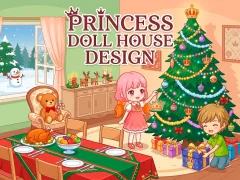 Гульня Princess Doll House Design онлайн