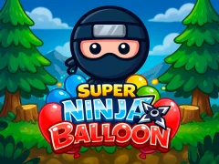 Гульня Super Ninja Balloon онлайн