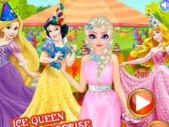 Гульня Ice Queen Birthday Surprise онлайн