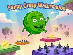 Гульня Funny Crazy Watermelon онлайн