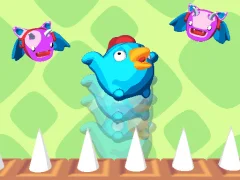 Гульня Bouncing Chick онлайн