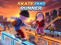 Гульня Skate Duo Runner онлайн