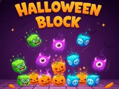Гульня Halloween Block онлайн