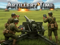 Гульня Artillery Time онлайн