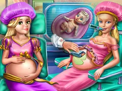 Гульня Goldie Princesses Pregnant Check up онлайн