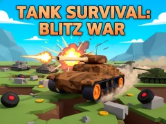 Гульня Tank Survival: Blitz War онлайн