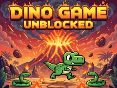 Гульня Dino Game Unblocked онлайн