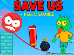 Гульня Save Us - Hello Zombie онлайн