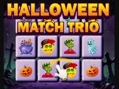 Гульня Halloween Match Trio онлайн
