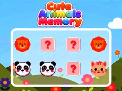 Гульня Cute Animals Memory онлайн