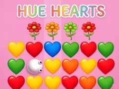 Гульня Hue Hearts онлайн