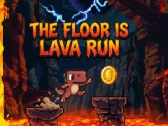 Гульня The Floor is Lava Run онлайн