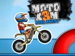 Гульня Moto X3M  Pool Party онлайн
