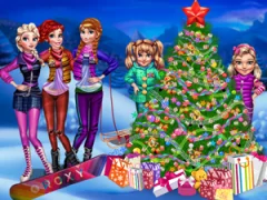 Гульня Princesses Christmas tree онлайн