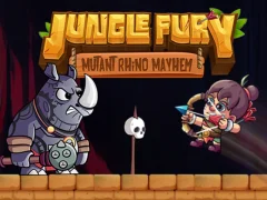 Гульня Jungle Fury Mutant Rhino Mayhem онлайн