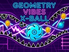 Гульня Geometry Vibes X-Ball онлайн