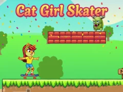 Гульня Cat Girl Skater онлайн
