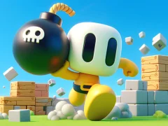 Гульня Bombaman 3D онлайн