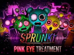 Гульня Sprunki: Pink Eye Treatment онлайн