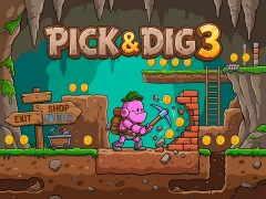 Гульня Pick & Dig 3 онлайн