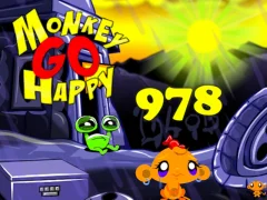 Гульня Monkey Go Happy 978 онлайн